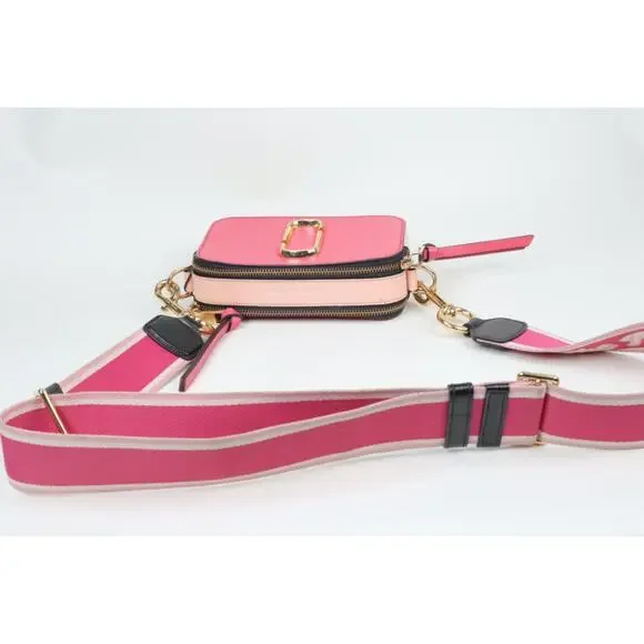 Marc Jacobs Snapshot Colorblock Saffiano Leather Small Camera Crossbody Bag